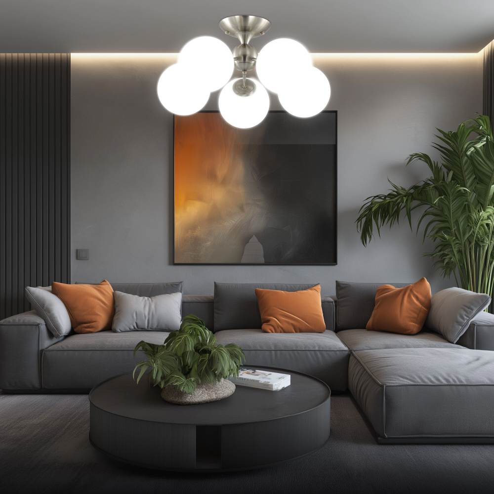 Citilux Томми CL102174 Люстра потолочная Матовый Хром