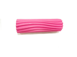Ролик массажный для йоги MARK19 Yoga Stripe 33x10 см розовый