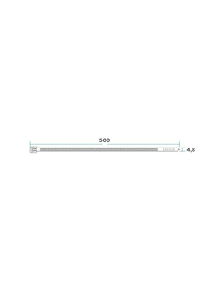 Хомут кабельный 7.6х500 нейл. черн. (уп.100шт) Rexant 07-0503