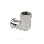 Угольник сталь нерж AISI 316L 90гр Дн 18х1/2" Ру16 пресс/ВР Inoxpres RM 198102018