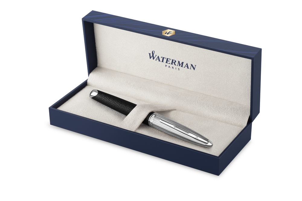 Перьевая ручка Waterman Carene Special Edition Black Leather Black/Silver