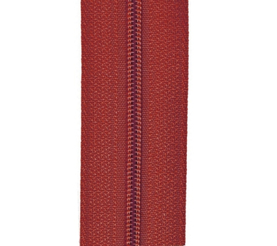 Молния спираль рулонная Т3, красный