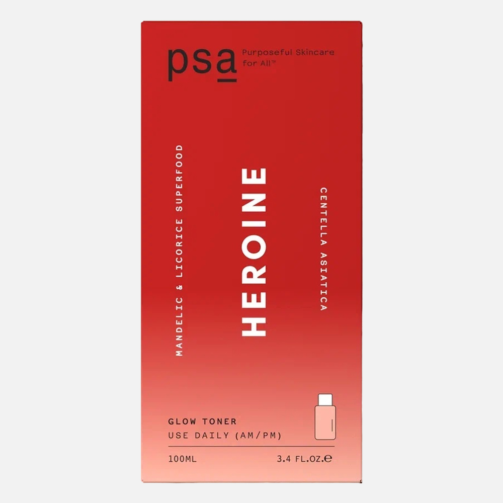 ПИЭСЭЙ Тонер-суперфуд с миндальной кислотой и лакрицей / PSA HEROINE Mandelic & Licorice Superfood Glow Toner, 100 мл
