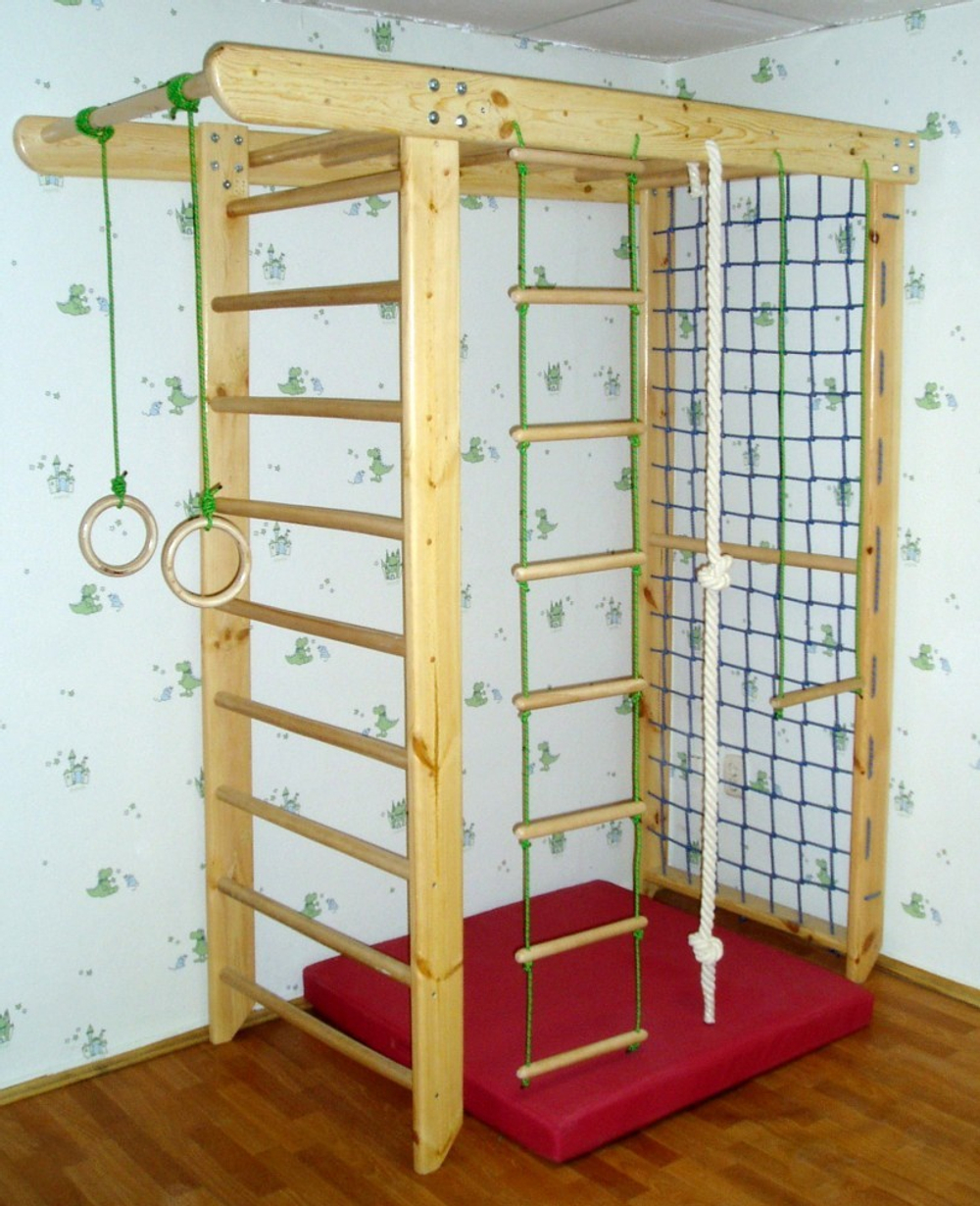 Дополнительная  шведская стенка для комплекса  "Памир плюс 1"- Цветная