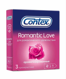 Презервативы Contex Romantic Love ароматизированные 3штуки