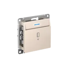 Выключатель карточный AtlasDesign 10А с подсветкой без задержки отключения механизм беж. SE ATN000214