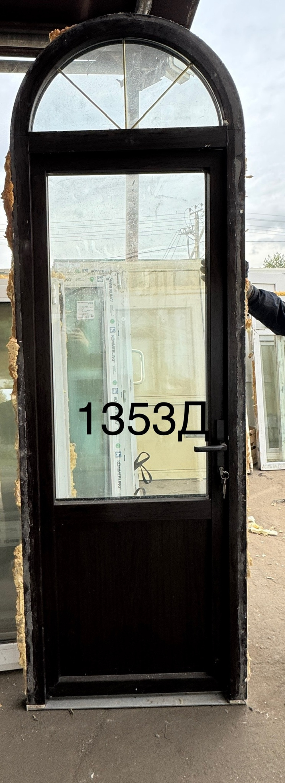 Дверь Пластиковая Б/У 254(в) х 83(ш) Входная