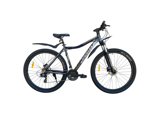 Велосипед 29" VARMA CONRAD H93DA р.18" 21ск. Чёрно-серый