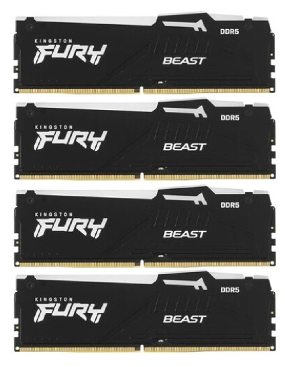 Модуль памяти DDR5 64GB (4*16GB) Kingston FURY KF556C40BBAK4-64