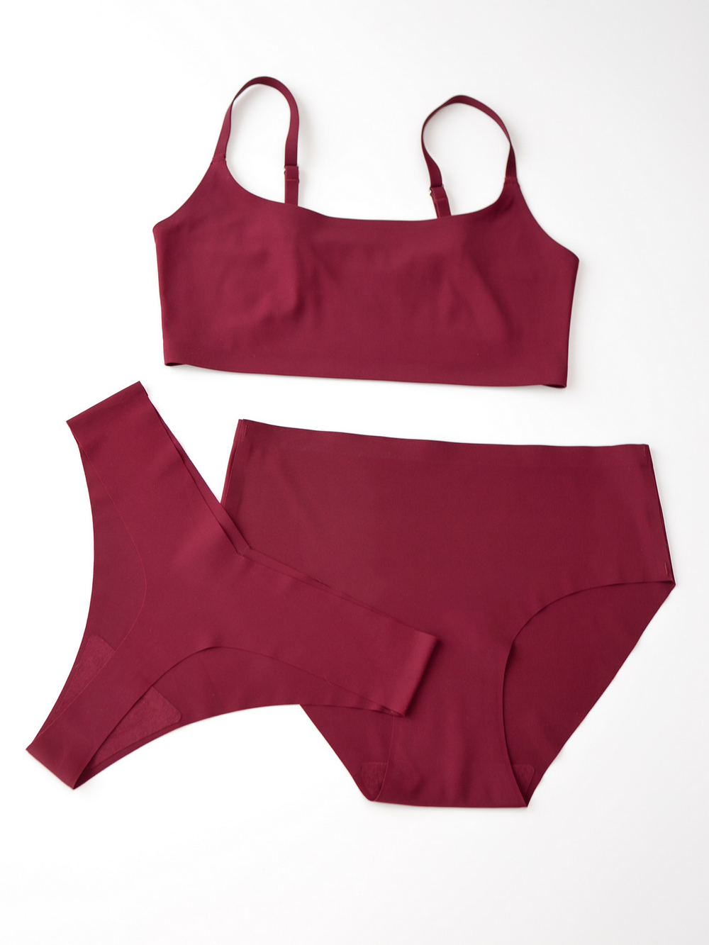 Топ цвет бордовый размер XS