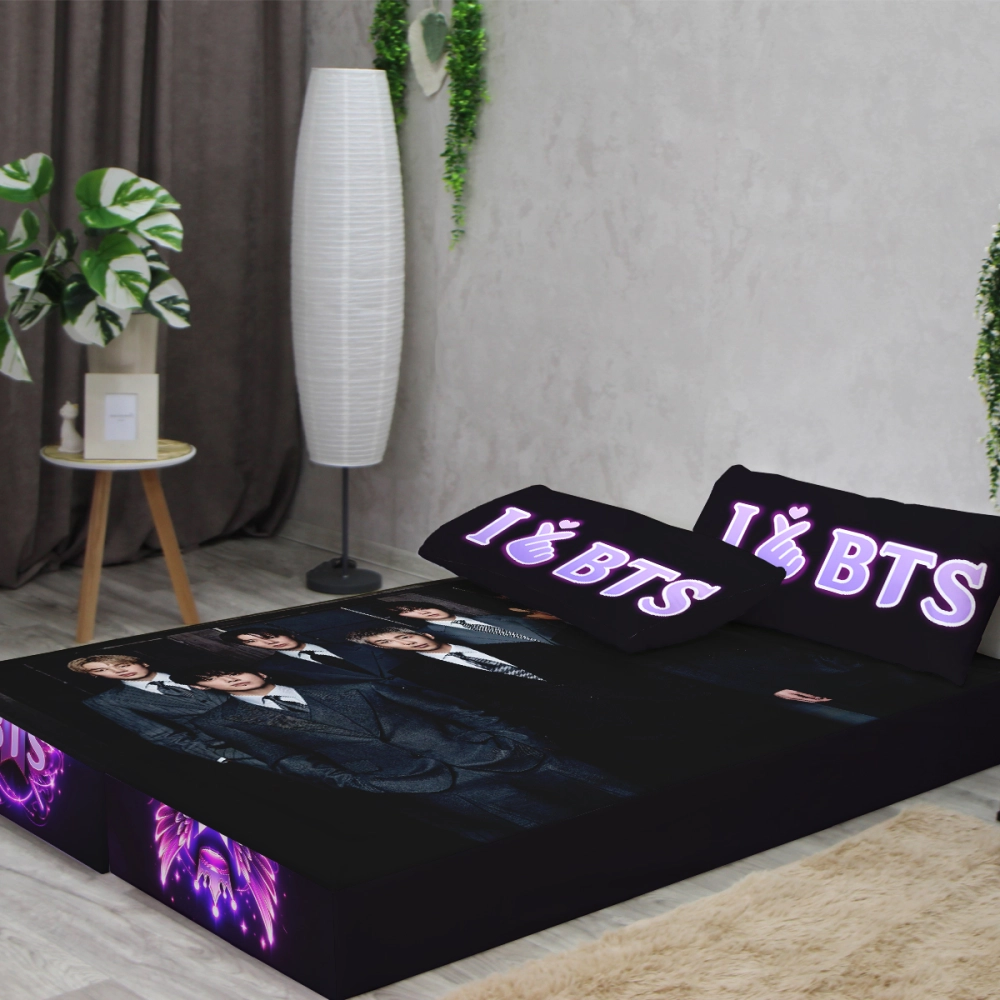 Бескаркасный диван кровать раскладной "BTS"