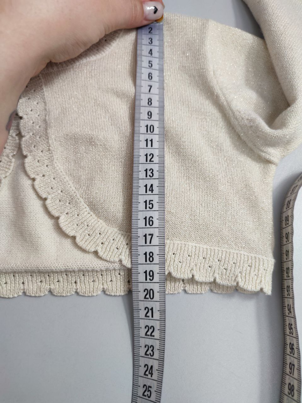 Болеро Mayoral светлое на 6 лет