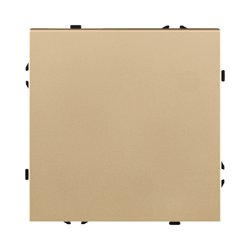 Выключатель кнопочный 1-клавишный 10А/250В, золотой Kollinger Eclipse EC-006GD