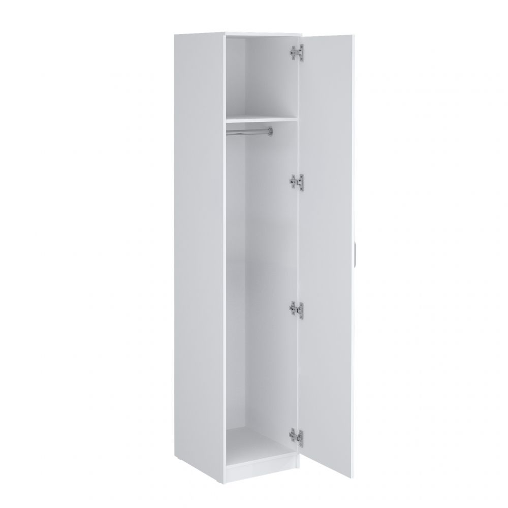 Пенал 450 Париж (белый), МФ 1+1