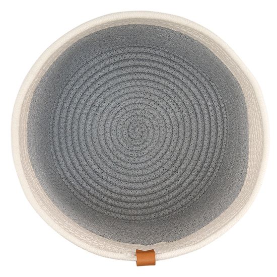 Корзина для хранения ciary, D30х30 см, бежевая/серая