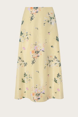 Юбка и жакет из хлопка с люрексной ниткой