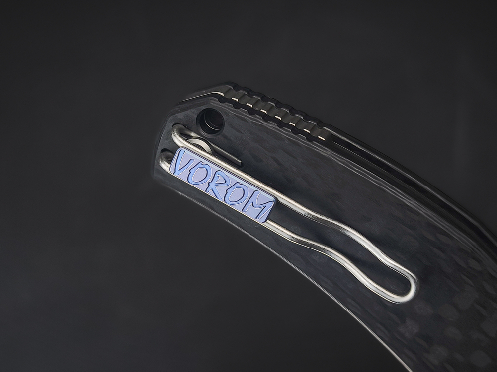 Складной нож VOROM [T10S Stonewash Carbon G10]