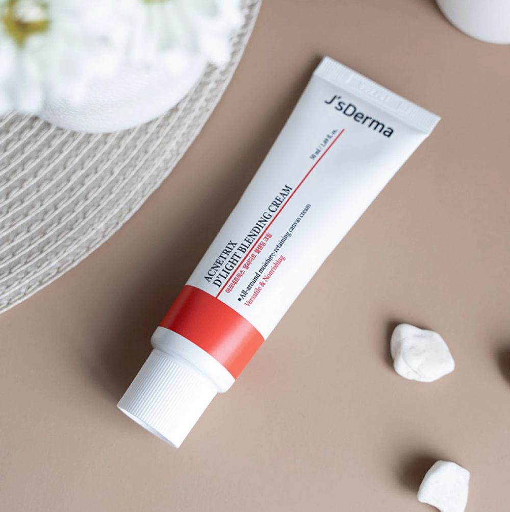 Восстанавливающий крем для проблемной кожи JsDERMA Acnetrix D'Light Blending Cream