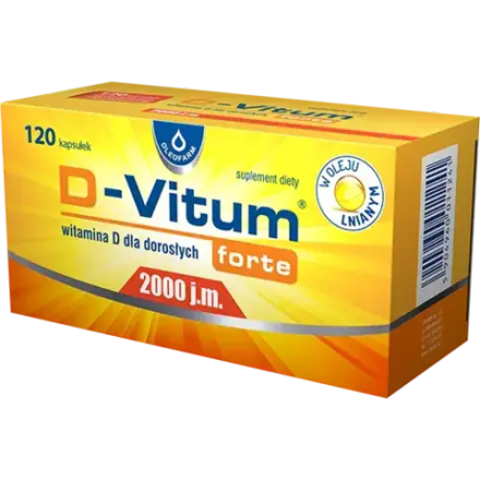 Д-Витум Форте 2000 МЕ. - 120 капсул