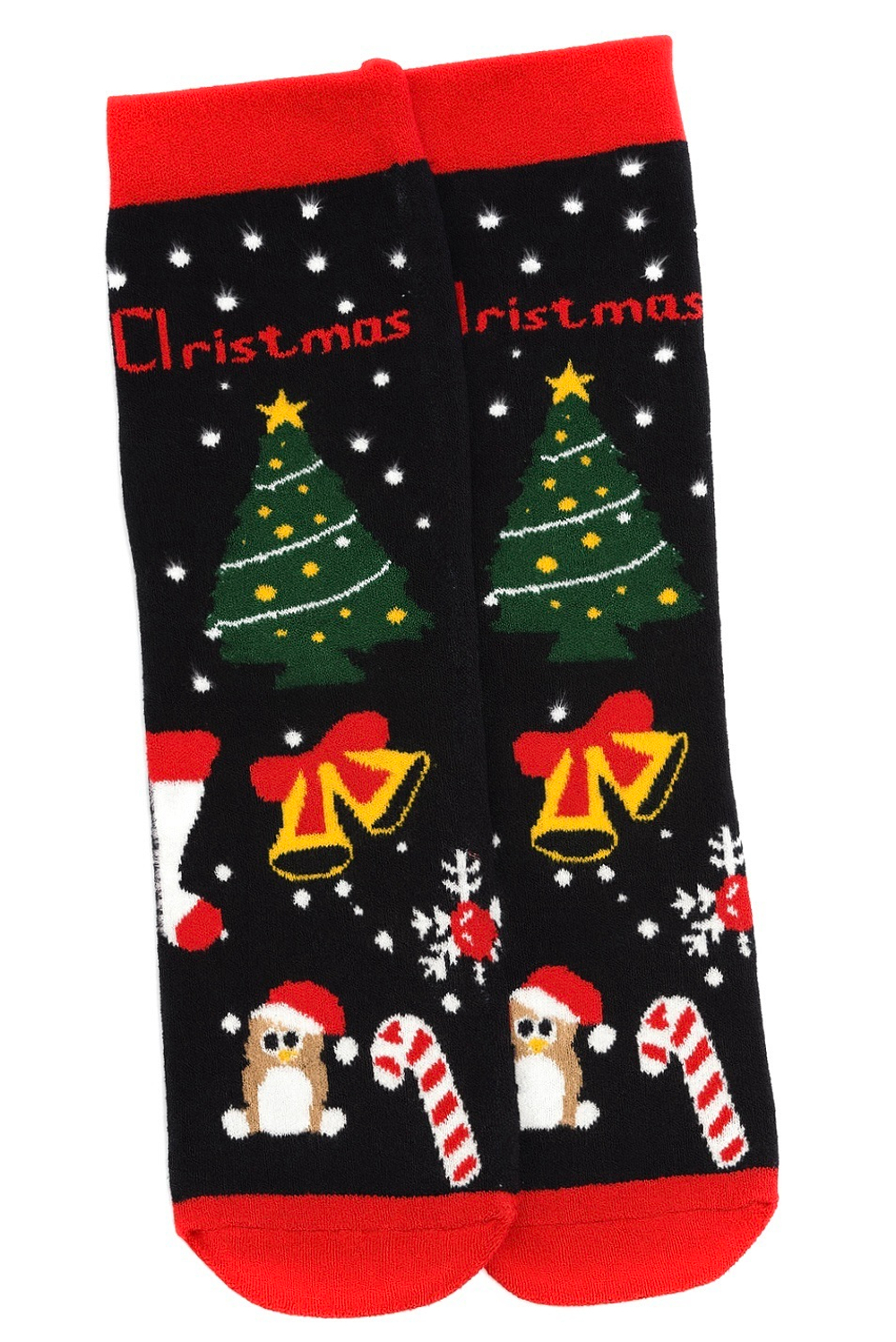 Носки НГ р.35-40 "New Year's magic" Мишки, подарки