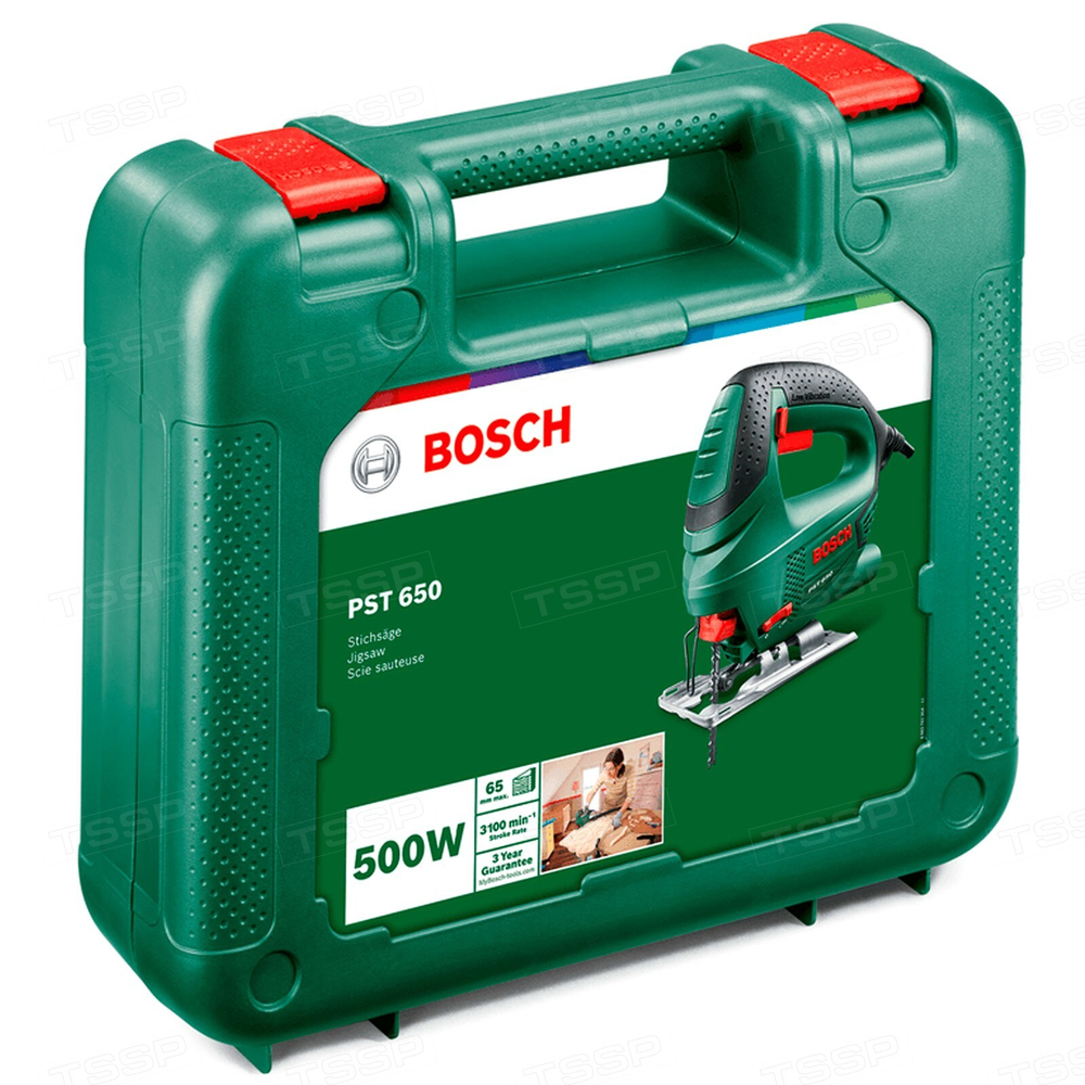 Электрический лобзик Bosch PST 650 06033A0720 (500 Вт, 3100 ход/мин, кейс)