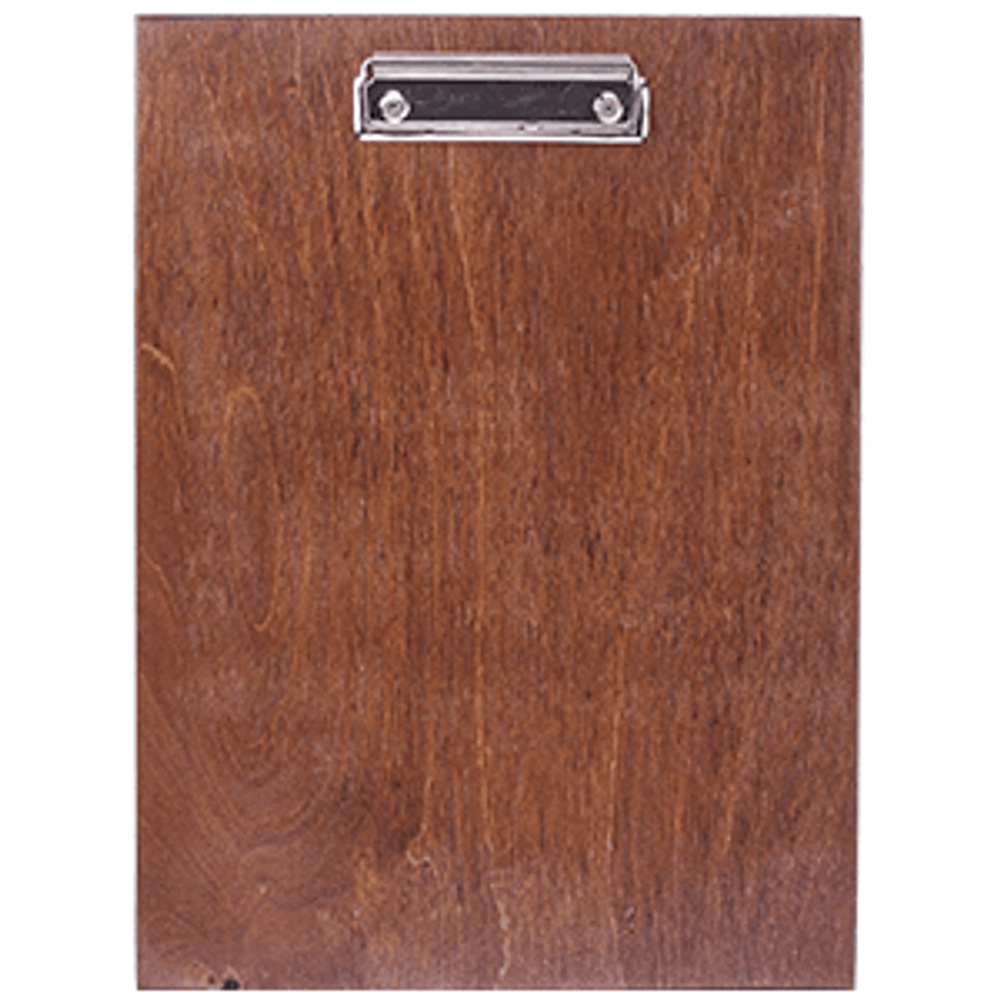 Планшет для меню с зажимом;фанера;L=33,B=25см