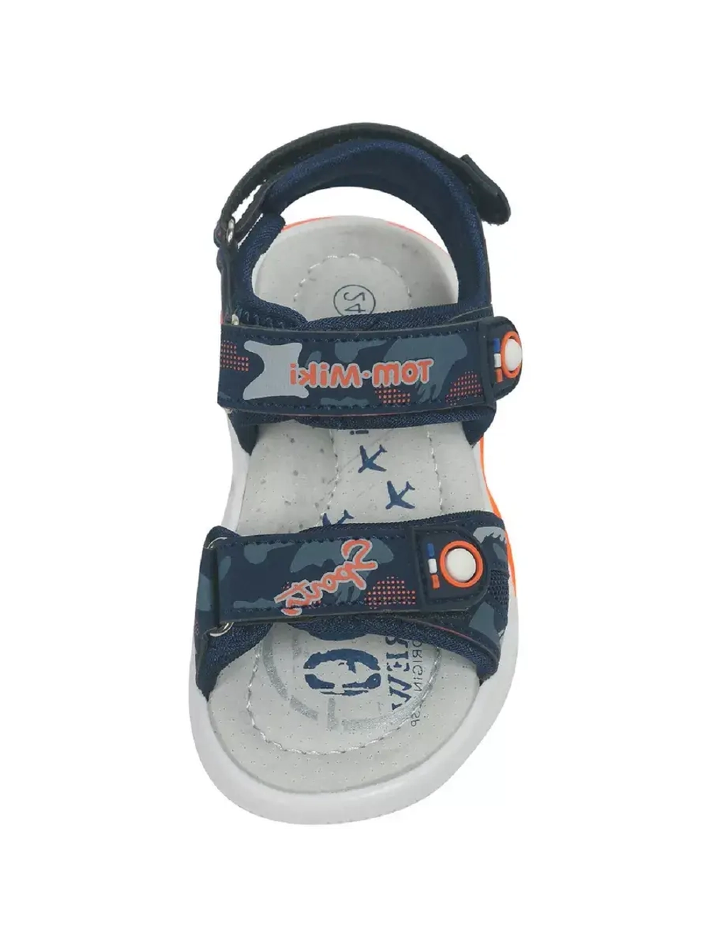 Сандалии для мальчика лето подошва со светящимися элементами