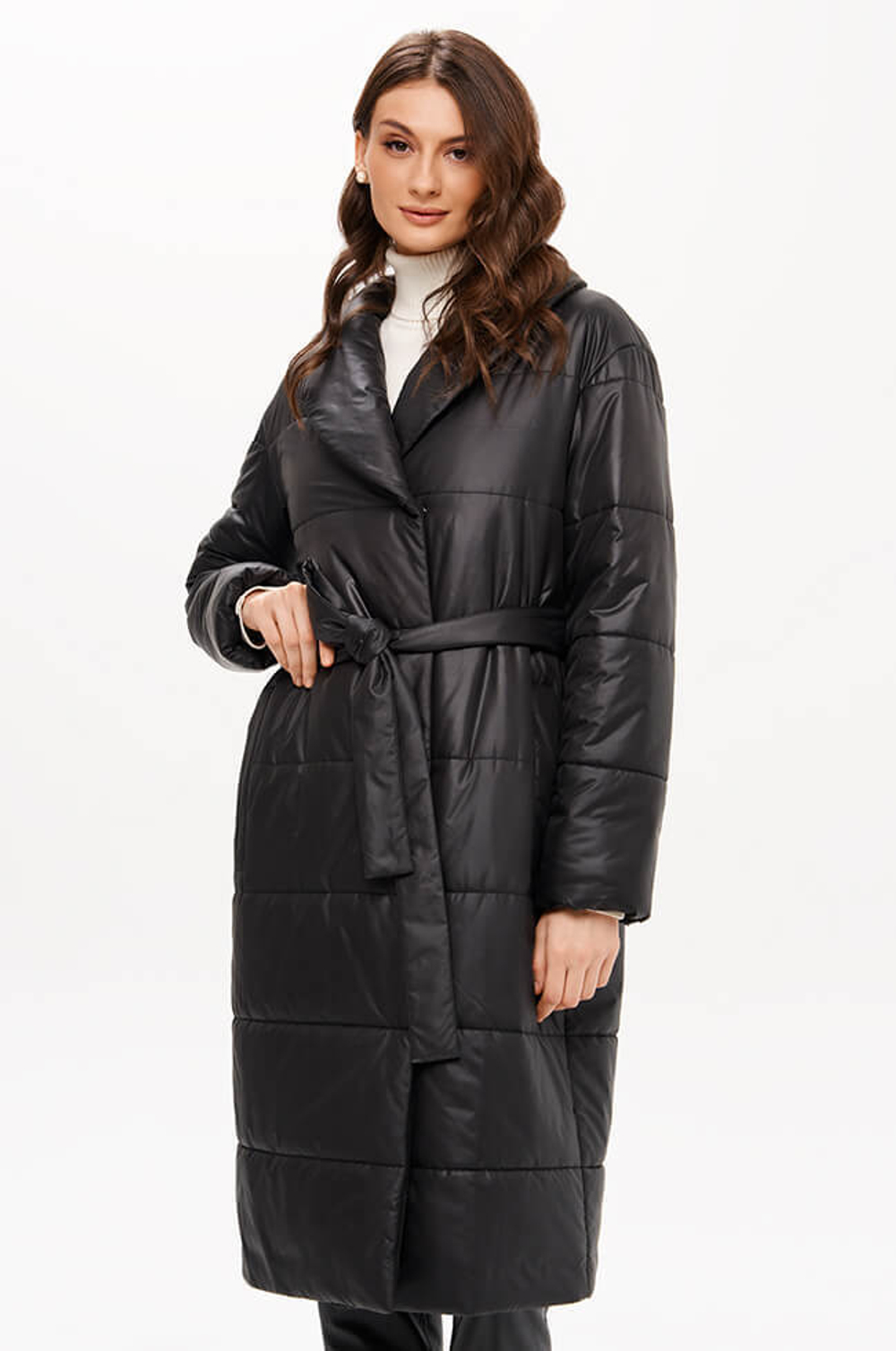 0116 Пальто женское (черный)