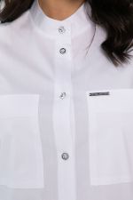 Рубашка хлопковая Асгарда (белая) Б14567-31М LT Collection