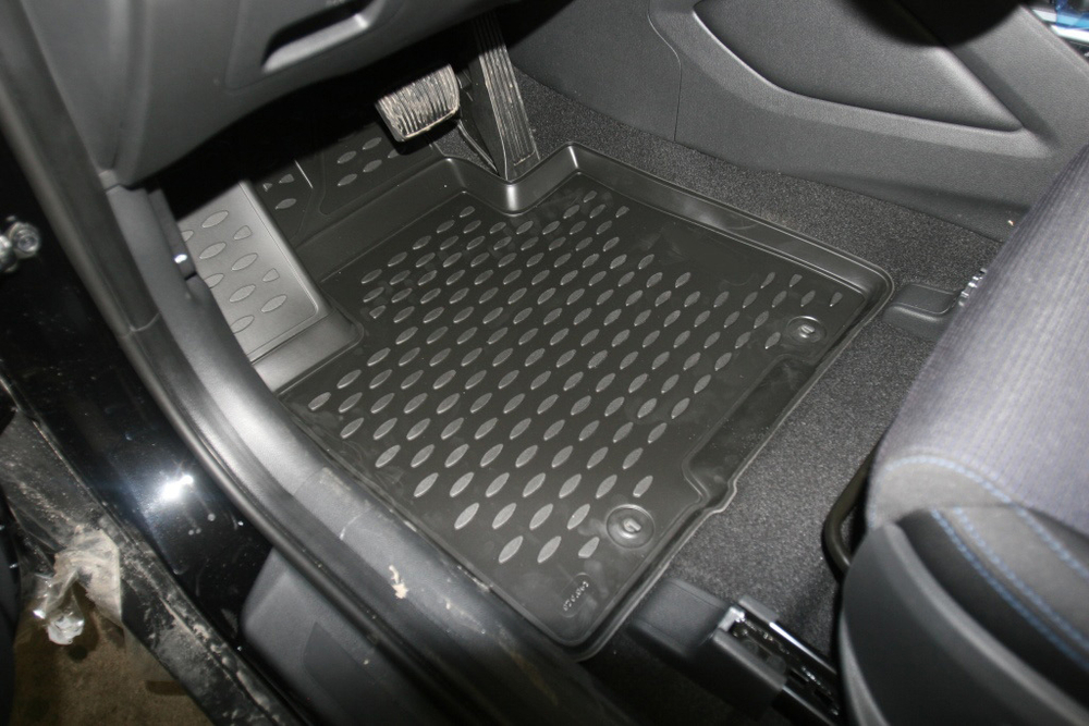 Коврики Standard, 3D в салон HYUNDAI Tucson, 2015- , 4 шт. (полиуретан, чёрные) Element.CARHYN00001