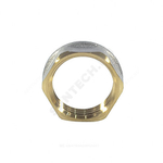 Контргайка латунь никель реборда Ду 40 (1 1/2") ВР Aquasfera 9034-05