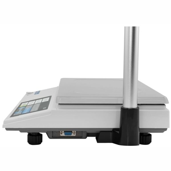 Весы торговые настольные CAS AP-1 (15M), RS232, 15кг, 2/5гр, 220x340, с поверкой, со стойкой