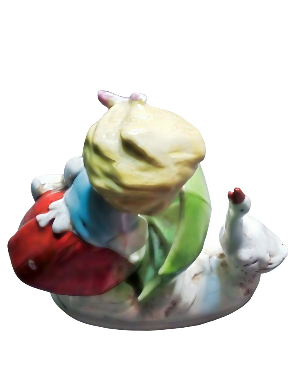 Статуэтка "Девочка с зонтиком и гусем" Lippelsdorf