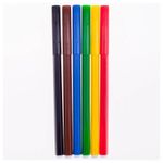 Фломастеры 6 цветов Centropen Пингвины, смываемые