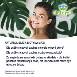 Диетическая добавка Naturell Silica Biotin Max, 60 таблеток