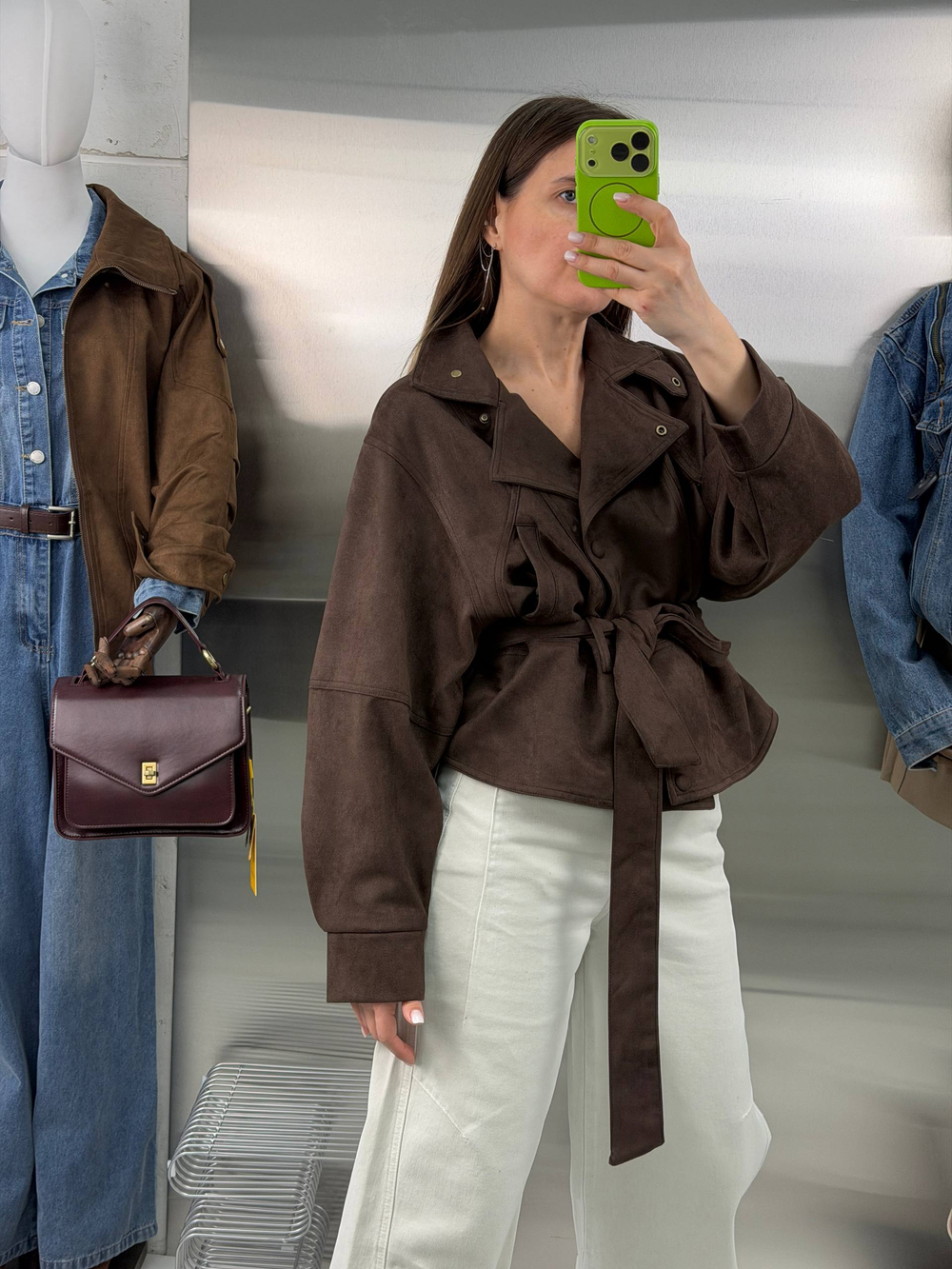 Куртка женская арт. 6796 цвет "шоколадный"