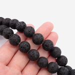 Лава вулканическая натуральная, 12,7мм, шар