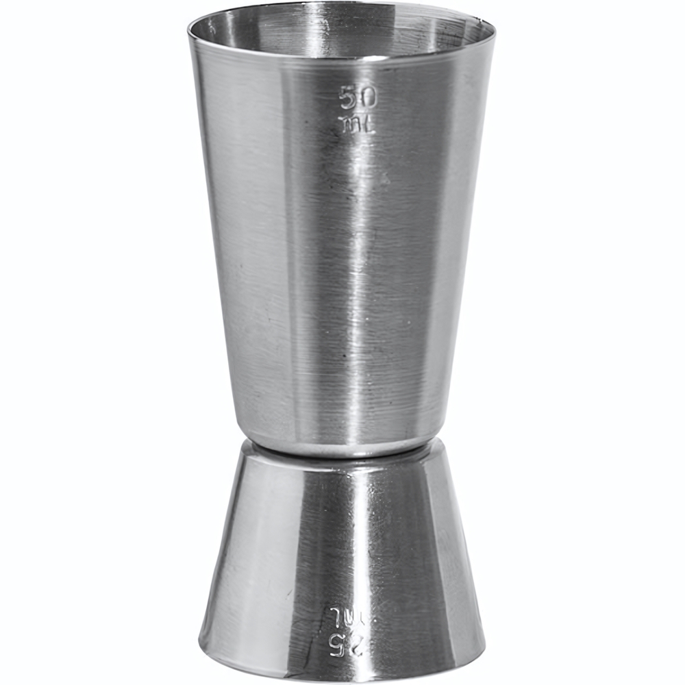 Джиггер «Пробар» 25/50 мл;сталь нерж.;D=4,H=9см;серебрист. (Цвет: серебристый)