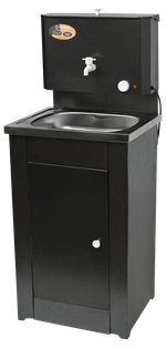 Умывальник дачный "Комфорт" ВИХРЬ с подогревом, нержавейка, серебро