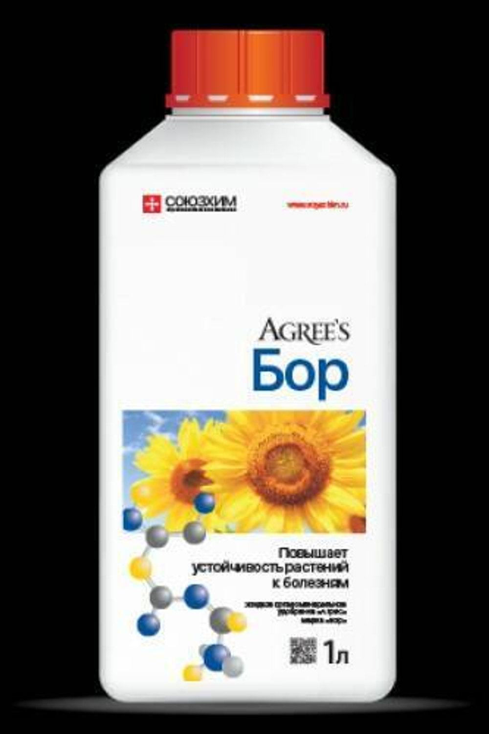 Жидкое органоминеральное удобрение "Агрис" "марка БОР", 1л