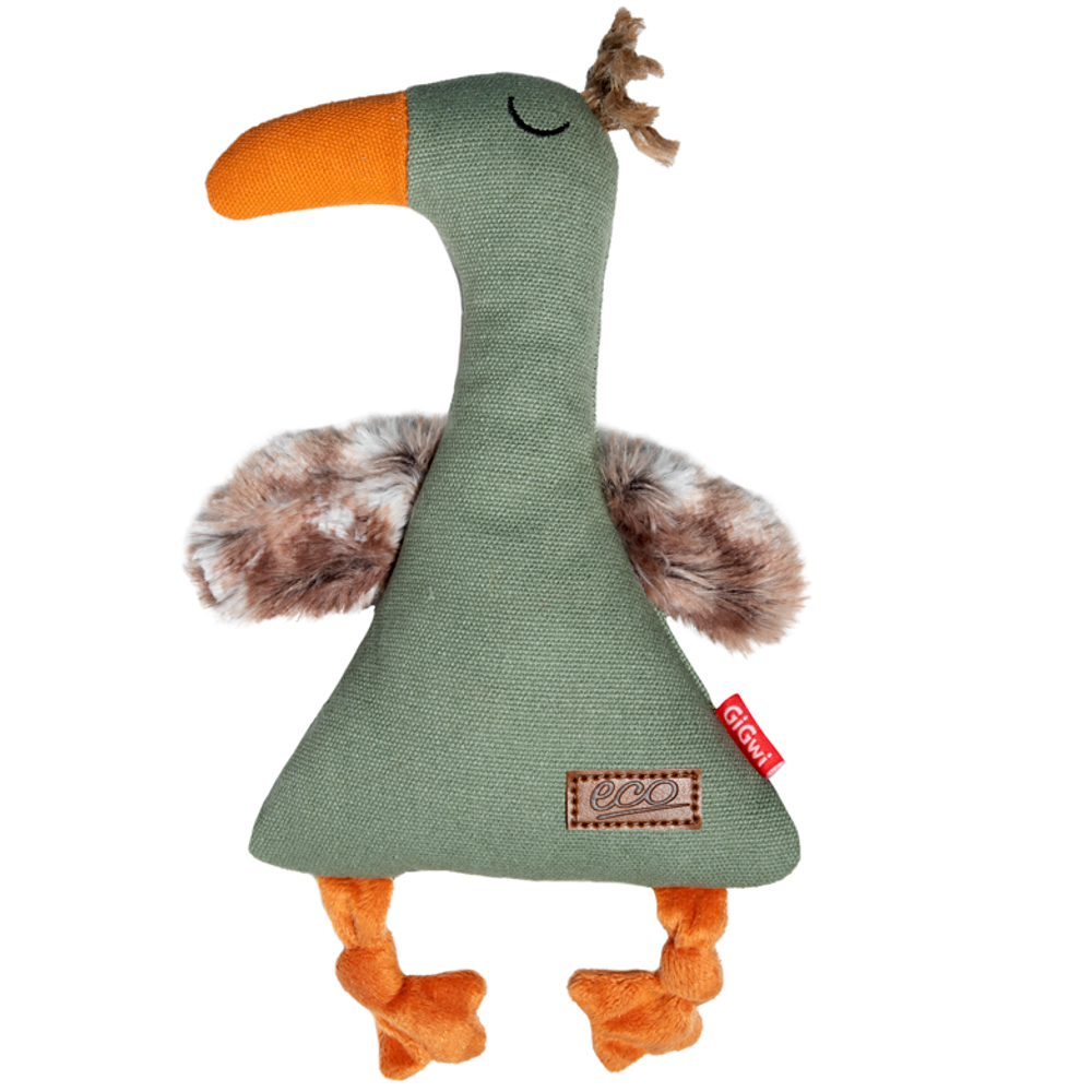 85015 Игрушка для собак утка 25 см, серия catch & fetch eco, gigwi