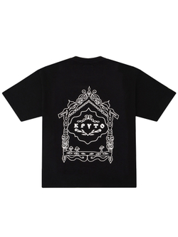 Футболка Круто черная (с белым)