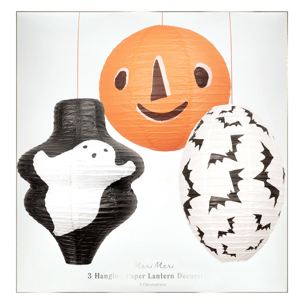 Подвесные шарики-фонарики “Halloween” 3 шт. (2025)