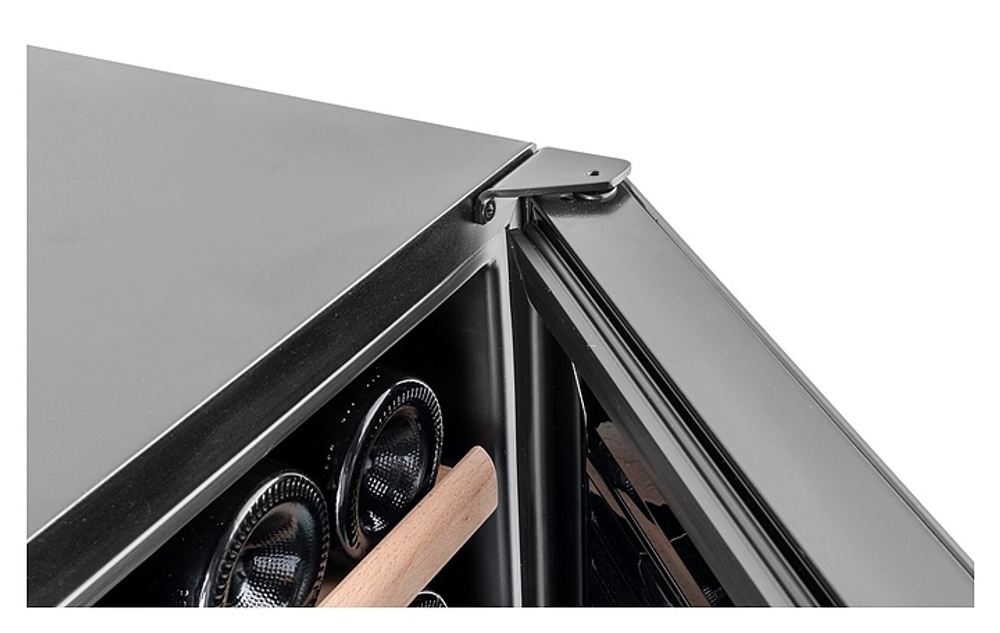 Винный шкаф Temptech Elegance EX60DRB двухзонный черный