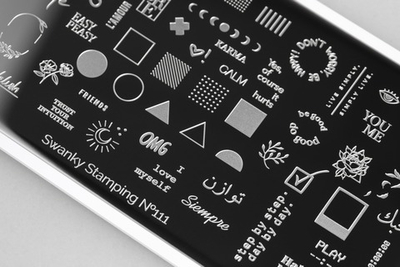 Swanky Stamping Пластина для стемпинга 111