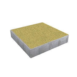 Тротуарная плитка КВАДРАТ 500х500 мм - Гранит Желтый