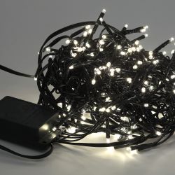 ENIN - GW ЭРА Гирлянда LED Нить Мишура 3,9 м зеленый провод, теплый свет, 220V | Гирлянды