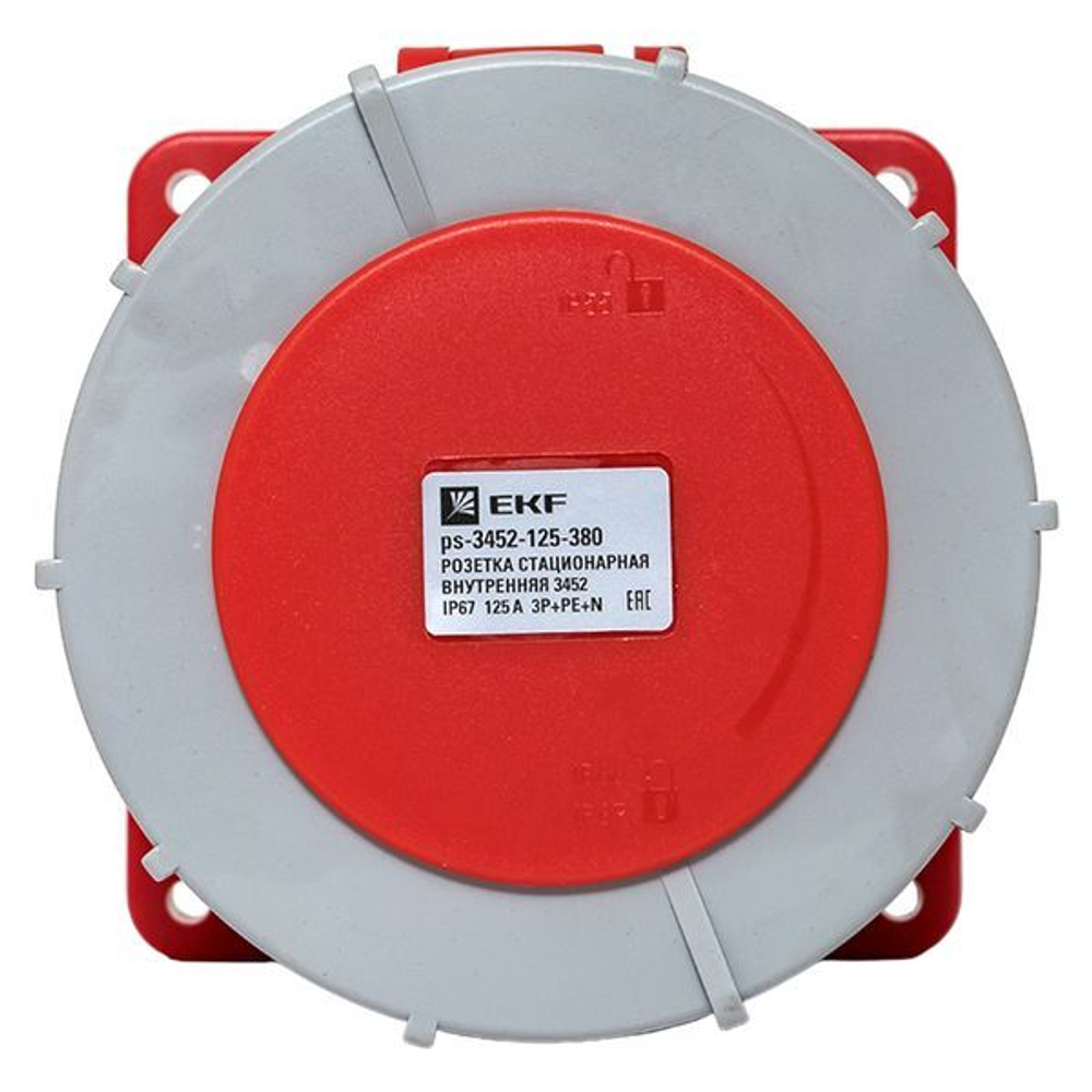 Розетка стационарная внутренняя EKF ps-3452-125-380