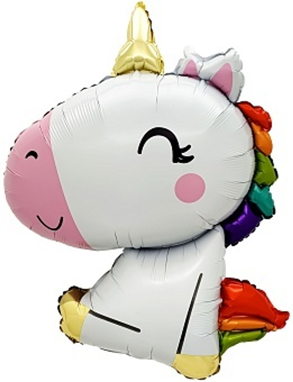 К Фигура Милый единорог 35''/89 см.