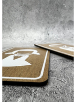 Табличка Туалет